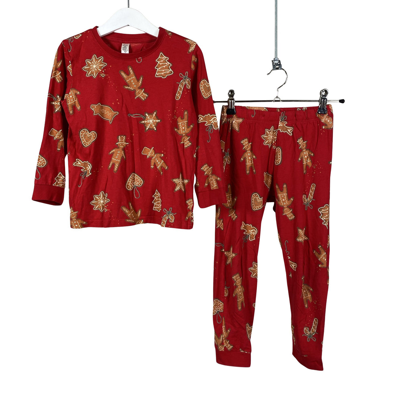 Unisex Lindex - Ööpesu, suurus 110 - 116 - Punane (1)