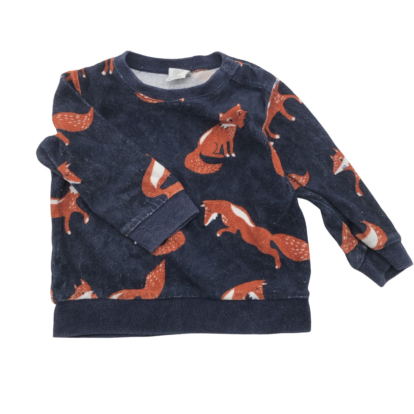 Unisex Lindex - Dressikangast pluus, suurus 80 - 86 - Sinine (1)
