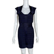 Unisex French Connection - Kootud kleit, suurus 38 - Sinine ()
