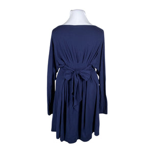 Unisex Muotikuu - Trikotaažist kleit, suurus 44 - Sinine (2)