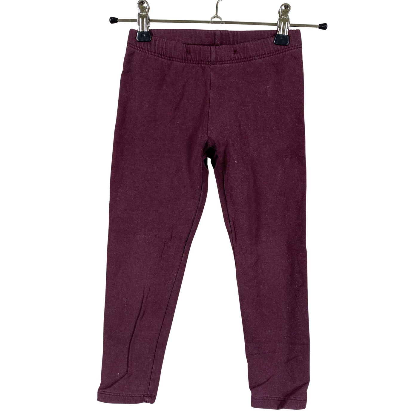 Unisex Lindex - Dressikangast püksid, suurus 98 - 104 - Veinipunane (1)