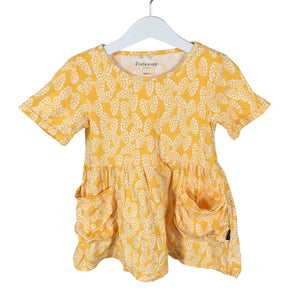Unisex Finlayson - Trikotaažist kleit, suurus 98 - 104 - Kollane (1)