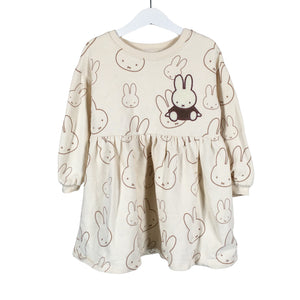 Unisex Next - Dressikangast kleit, suurus 104 - 110 - Beige (1)