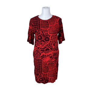 Unisex Marimekko - Mitteveniv kleit, suurus 36 - Punane (1)