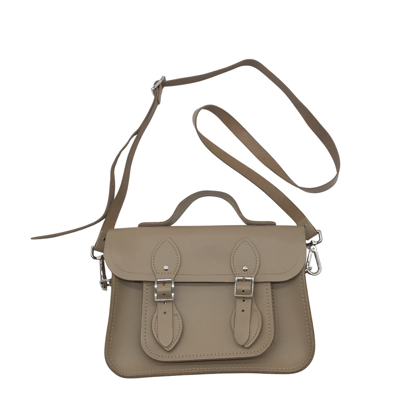 Unisex The Cambridge Satchel - Käekott, suurus Midi - Beige (1)