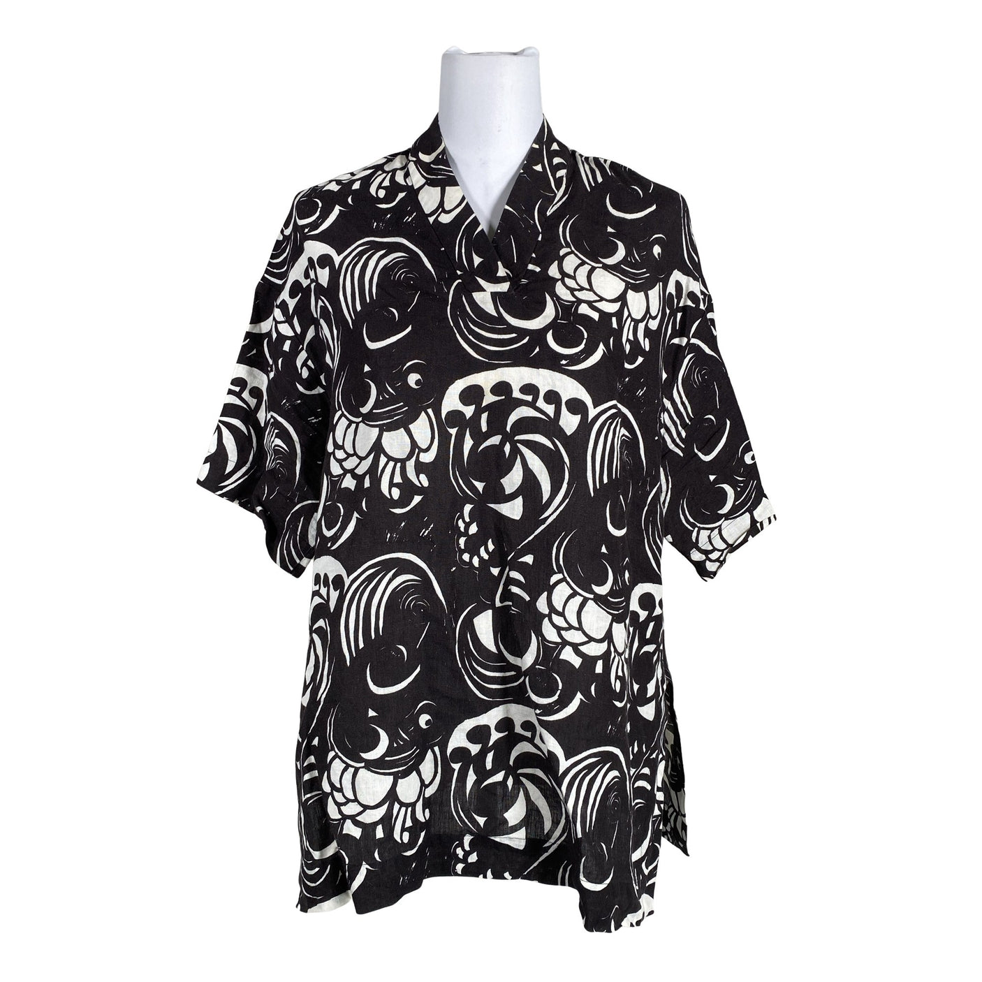 Unisex Marimekko - Mitteveniv tuunika, suurus 36 - Must (1)