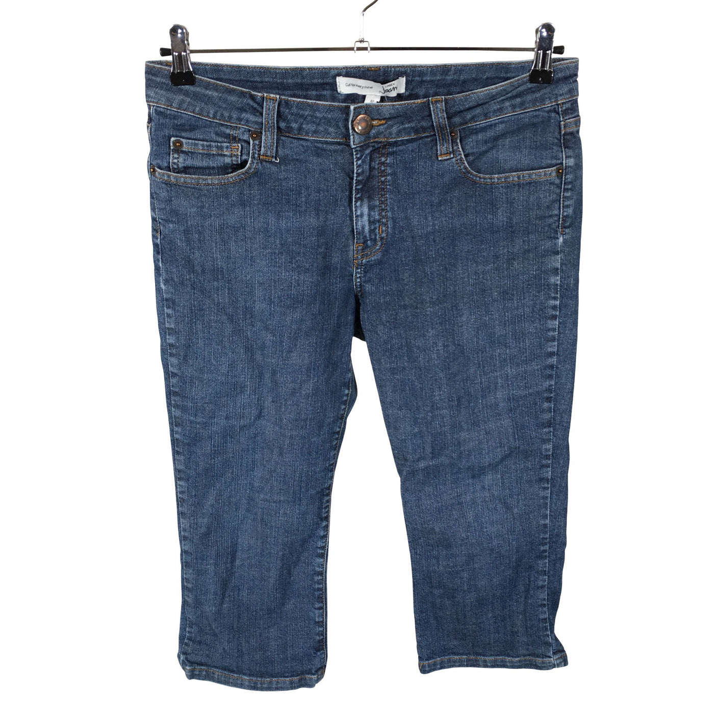 Unisex Lindex - Teksast poolpikad püksid, suurus 42 - Sinine (1)