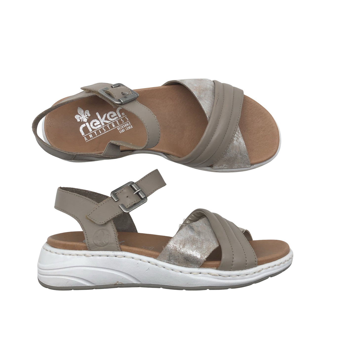 Unisex Rieker - Rihmikud, suurus 38 - Pruun (1)