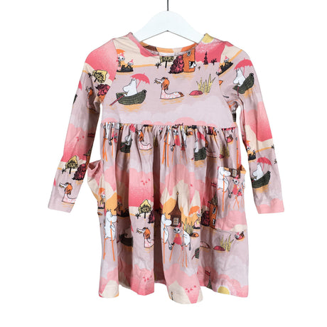 Unisex Moomin by Martinex - Trikotaažist kleit, suurus 86 - 92 - Heleroosa ()