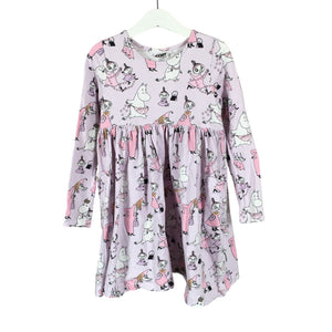 Unisex Moomin by Martinex - Trikotaažist kleit, suurus 110 - 116 - Lilla (1)