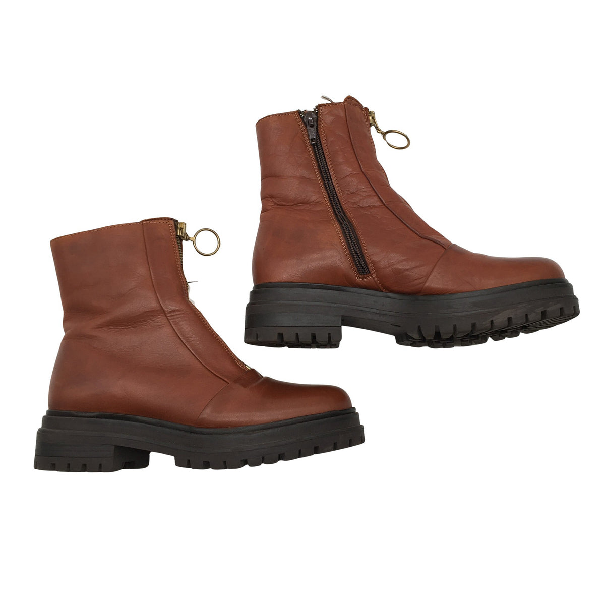 Unisex O.I.S - Poolsaapad, suurus 36 - Pruun (1)