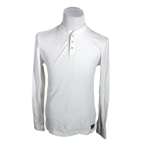 Unisex Superdry - Trikotaažist pluus, suurus M - Valge (1)