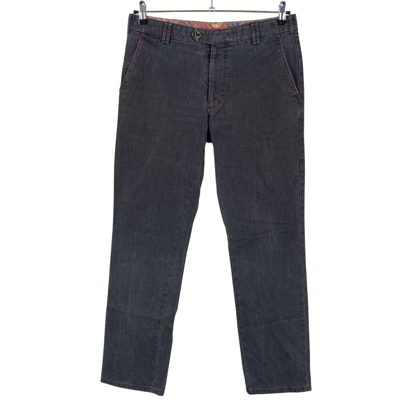 Unisex Meyer - Chino-püksid, suurus L - Hall (1)