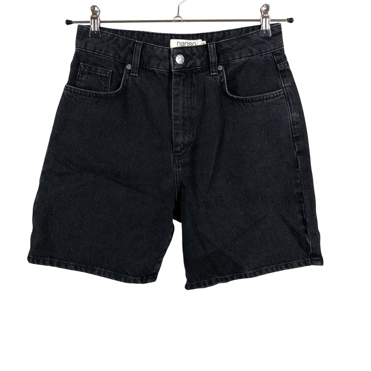 Unisex Nanso - Teksast lühikesed püksid, suurus 36 - Must (1)