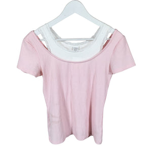 Unisex Lindex - T-särk, suurus 164 - 170 - Heleroosa (1)