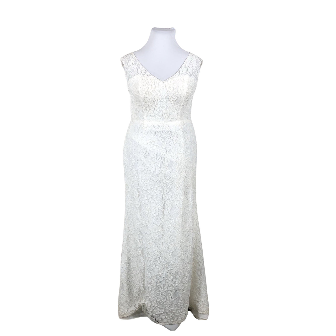 Unisex Dazzling - Pidulik kleit, suurus 42 - Valge (1)