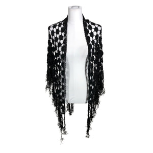 Unisex Handmade - Õlasall, suurus Ei kokoa - Must (1)