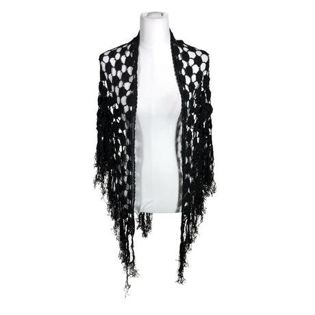 Unisex Handmade - Õlasall, suurus Ei kokoa - Must ()