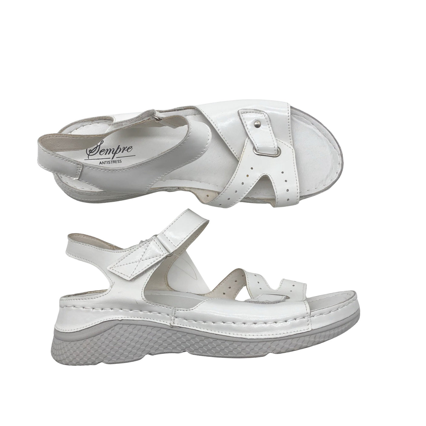 Unisex Sempre - Rihmikud, suurus 41 - Valge (1)