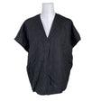 Unisex Papu - Lühikeste käistega pluus, suurus 38 - Must ()