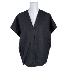 Unisex Papu - Lühikeste käistega pluus, suurus 38 - Must (1)