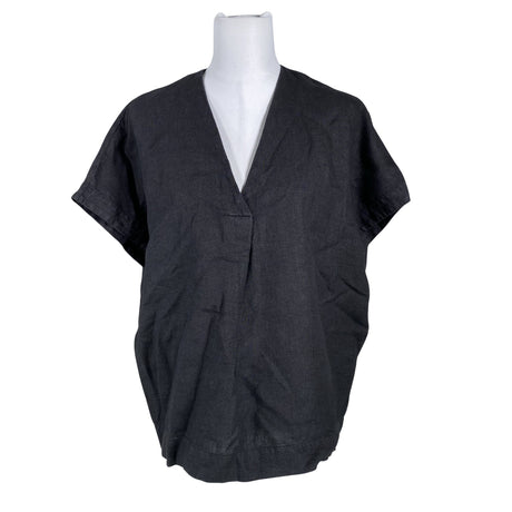 Unisex Papu - Lühikeste käistega pluus, suurus 38 - Must ()