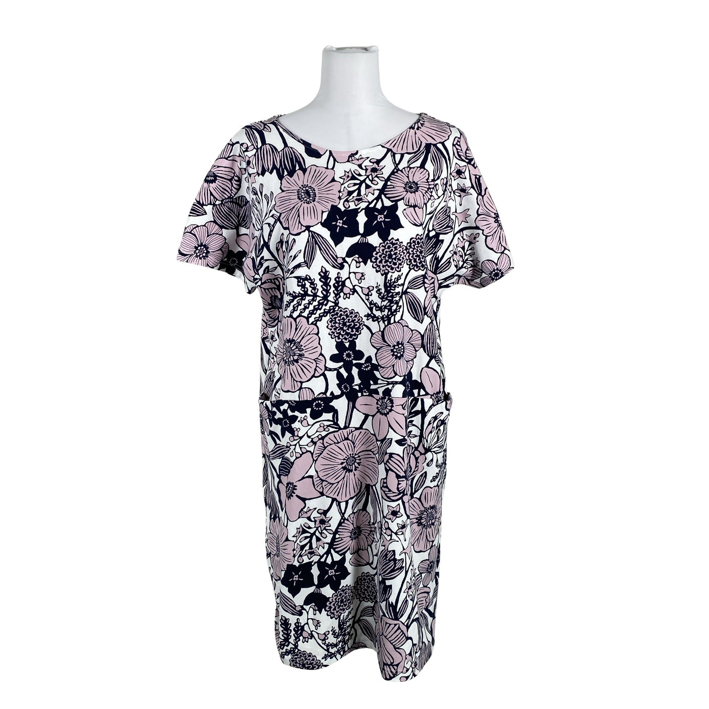 Unisex Nanso - Trikotaažist kleit, suurus 38 - Heleroosa (1)