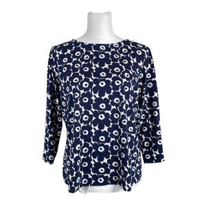 Unisex Marimekko - Trikotaažist pluus, suurus 38 - Sinine (1)