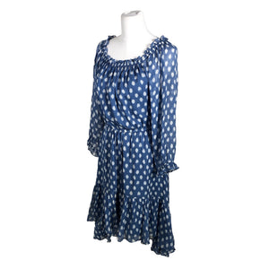 Unisex Diane von Furstenberg - Õhuke kleit, suurus 40 - Sinine (3)