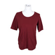 Unisex Nanso - T-särk, suurus 40 - Veinipunane ()
