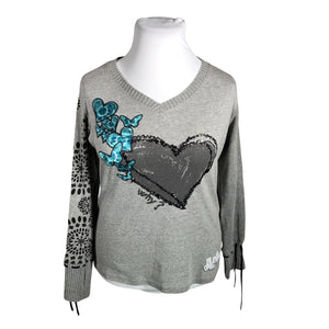 Unisex Desigual - Kampsun, suurus 42 - Hall (1)
