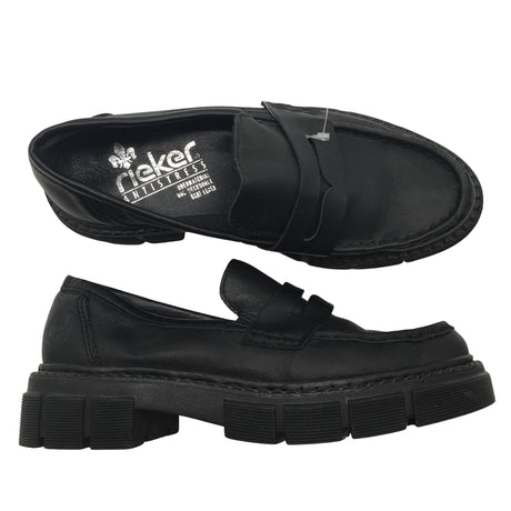 Unisex Rieker - Mokassiinid, suurus 37 - Must ()