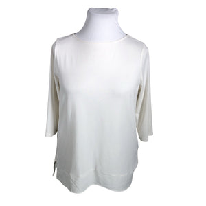 Unisex Esprit - Trikotaažist pluus, suurus 42 - Valge (1)
