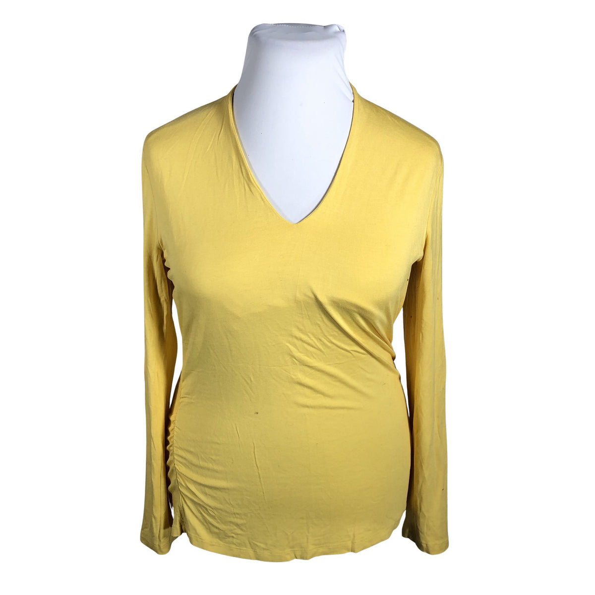 Unisex Your Face - Trikotaažist pluus, suurus 42 - Kollane (1)