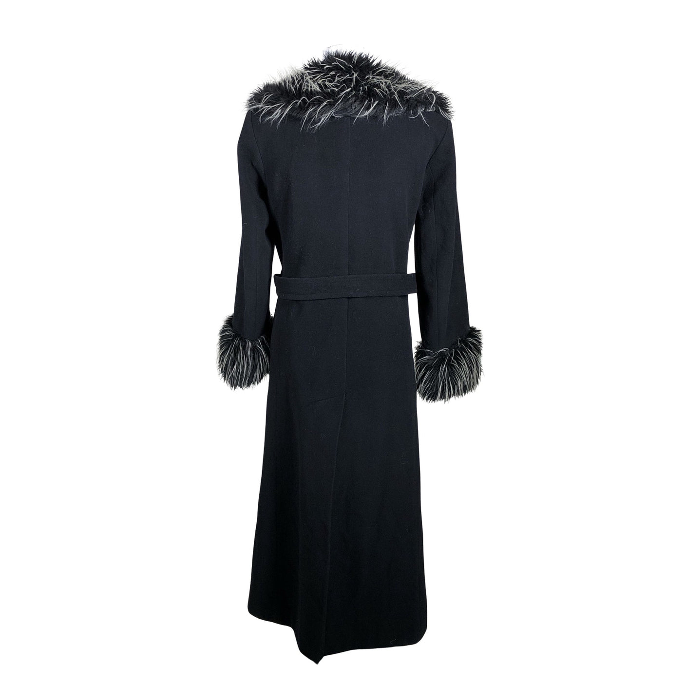 Unisex Menuetto - Kunstkarusnahast mantel, suurus 36 - Must (2)