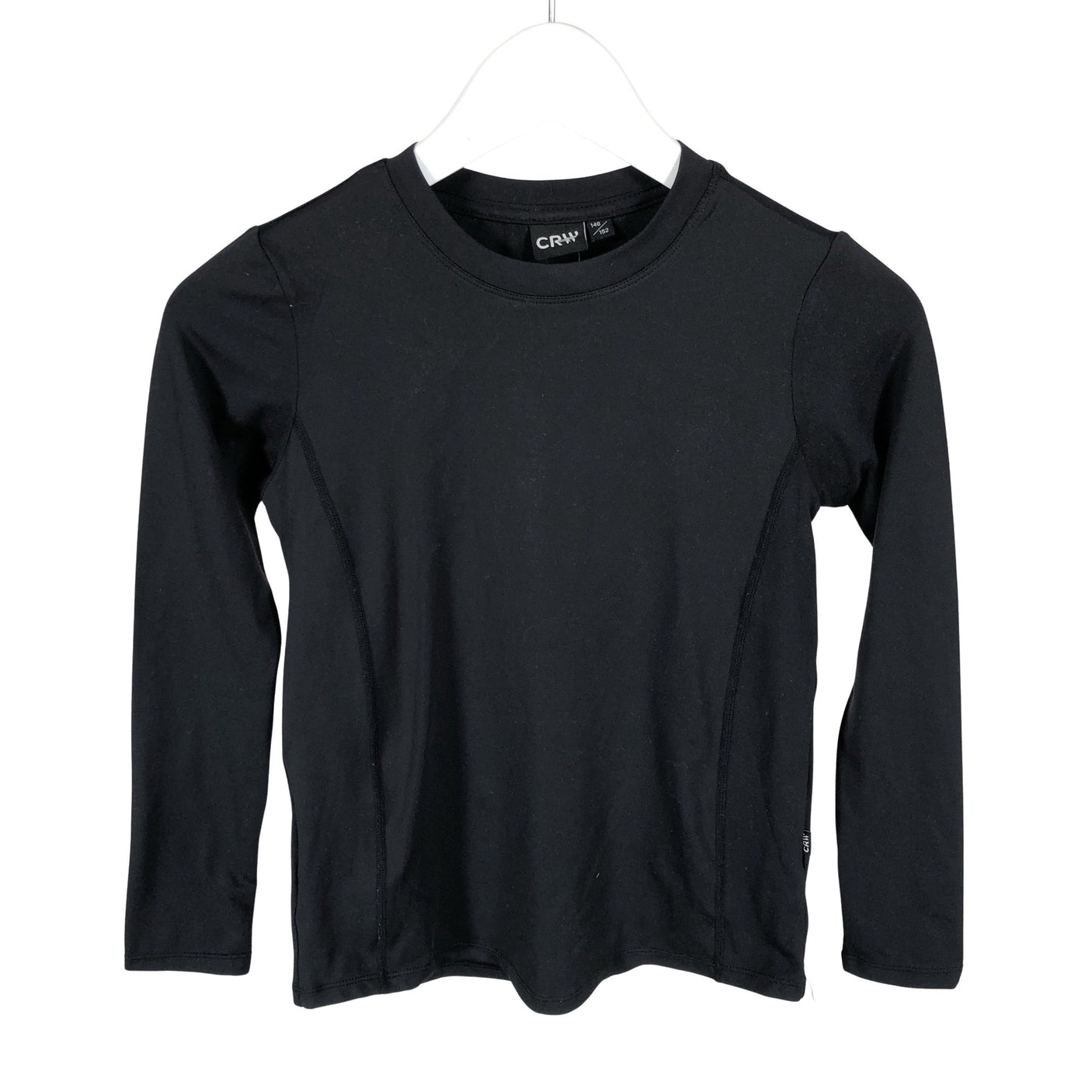 Unisex CRW - Spordisärk, pikad käised, suurus 146 - 152 - Must (1)
