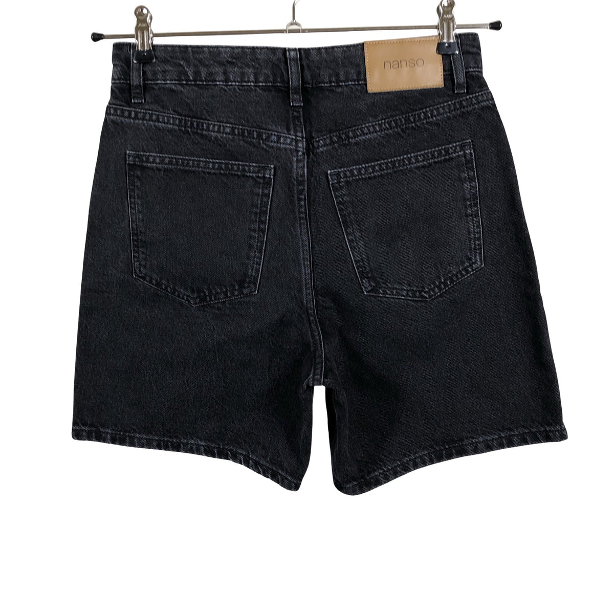 Unisex Nanso - Teksast lühikesed püksid, suurus 34 - Hall (2)
