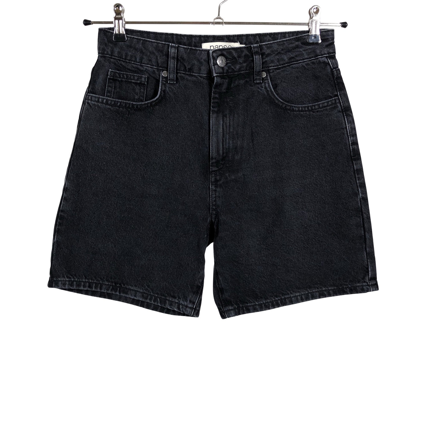 Unisex Nanso - Teksast lühikesed püksid, suurus 34 - Hall (1)