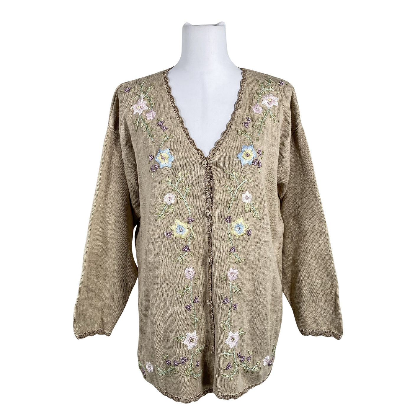Unisex Pierre Cardin - Kardigan, suurus 38 - Beige (1)