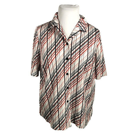 Unisex Finn Karelia - Lühikeste käistega pluus, suurus 46 - Valge ()