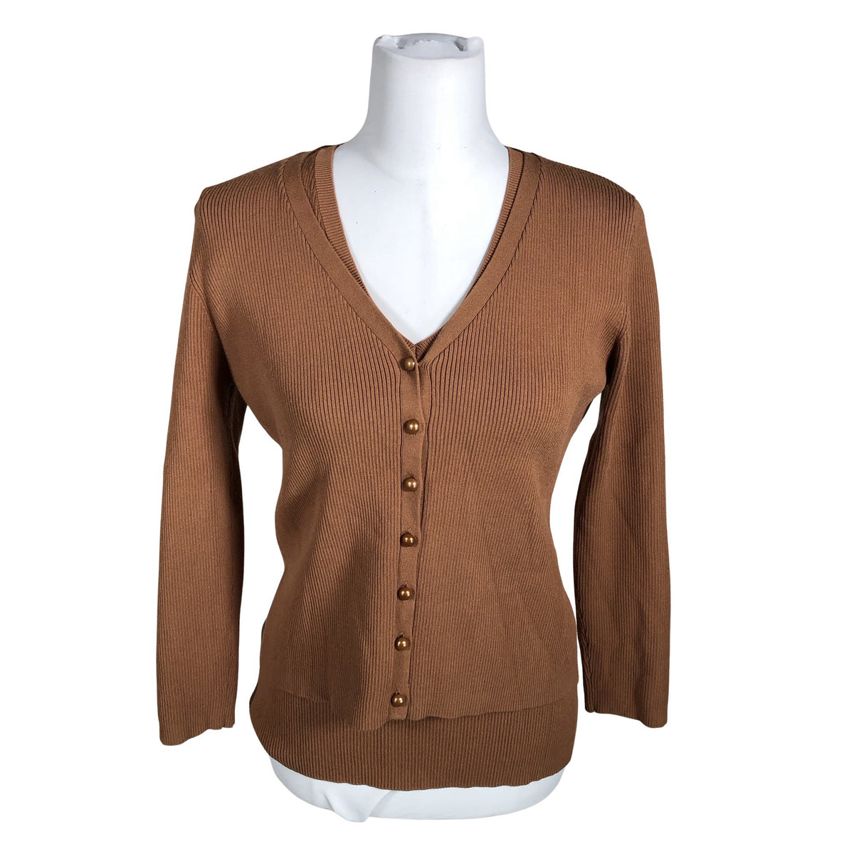 Unisex Andiata - Kardigan, suurus 40 - Pruun (1)