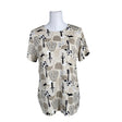 Unisex Nanso - T-särk, suurus 40 - Beige ()