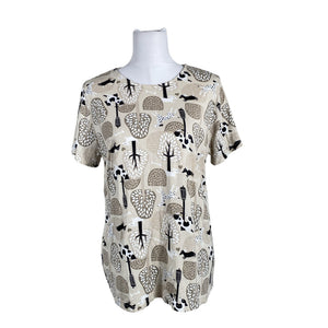 Unisex Nanso - T-särk, suurus 40 - Beige (1)