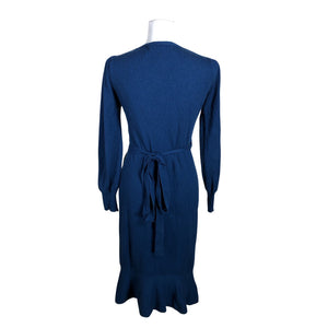 Unisex Diane von Furstenberg - Kootud kleit, suurus 36 - Sinine (2)