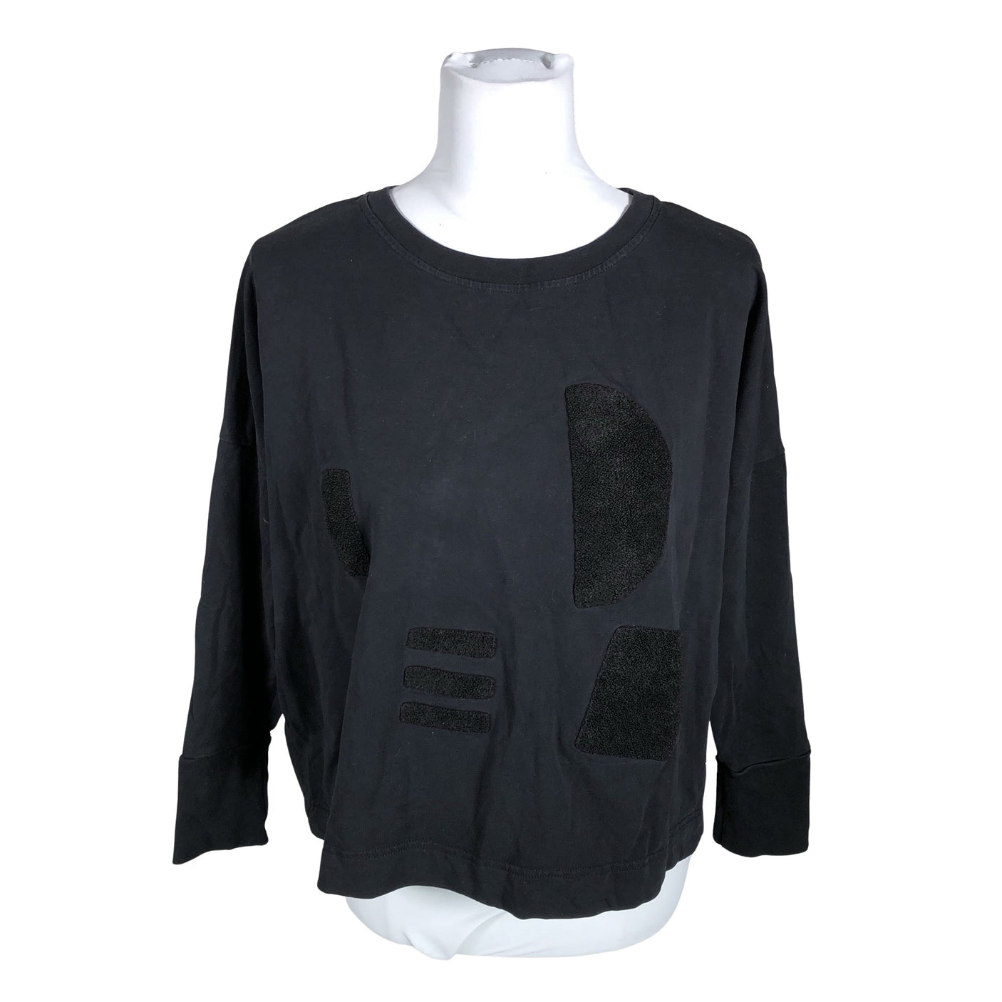 Unisex Papu - Trikotaažist pluus, suurus 36 - Must (1)