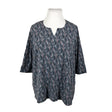 Unisex Ulla Popken - Trikotaažist pluus, suurus 46 - Helesinine ()