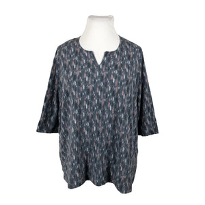 Unisex Ulla Popken - Trikotaažist pluus, suurus 46 - Helesinine (1)