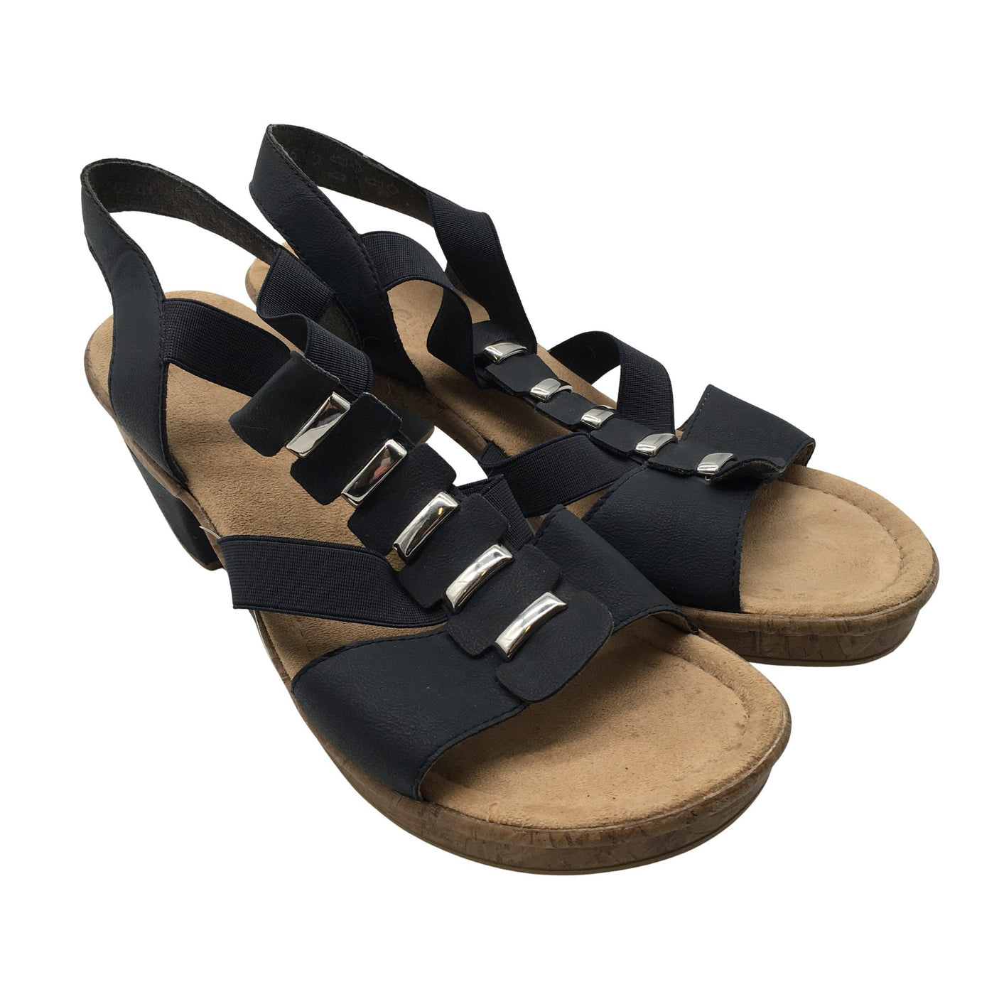 Unisex Rieker - Kontsaga rihmikud, suurus 41 - Sinine (2)