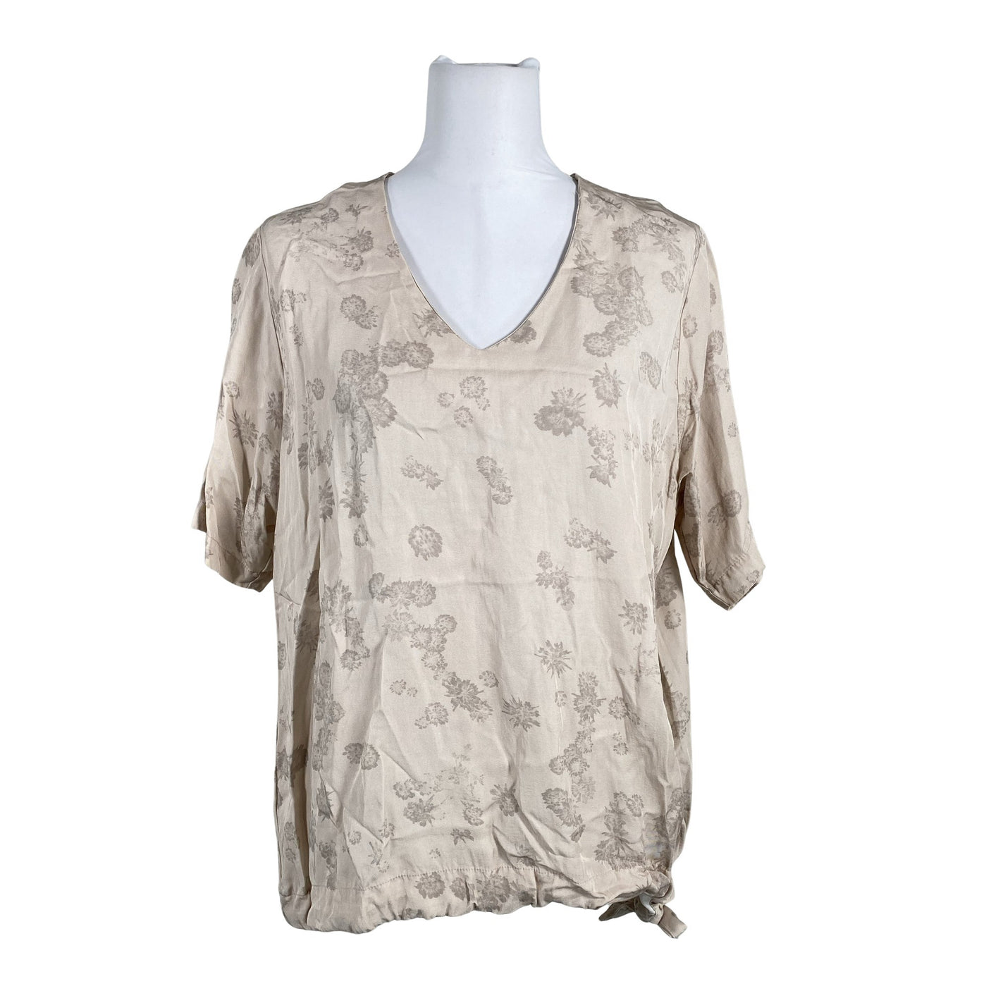 Unisex Makia - Lühikeste käistega pluus, suurus 40 - Beige (1)