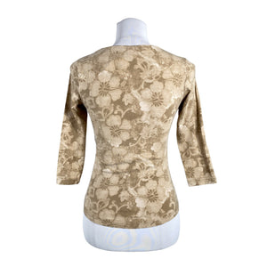 Unisex Esprit - Trikotaažist pluus, suurus 34 - Beige (2)